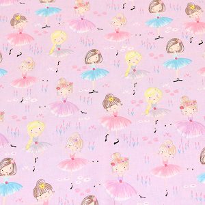 Lilac ballerina fabric