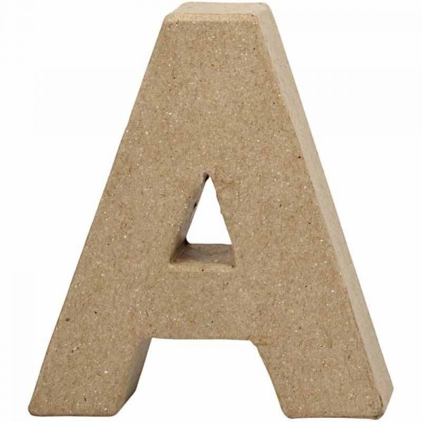 Paper Mache Letters A