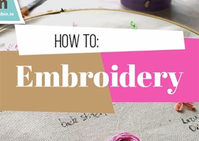 Embroidery: 7 Basic Stitches and How to Start