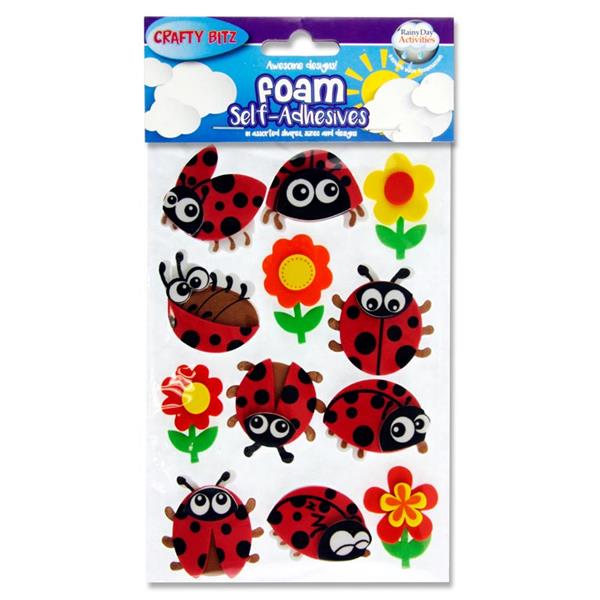 Ladybird Foam Stickers