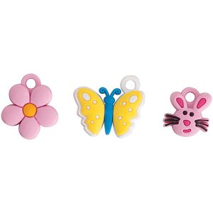 Rico Jewellery Charms Flowers and Butterflies