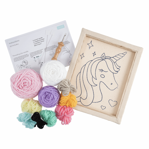 Punch Needle Unicorn Kit