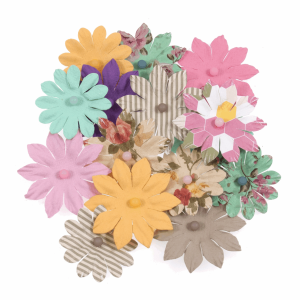 Paper Flowers Assorted Embellishments
