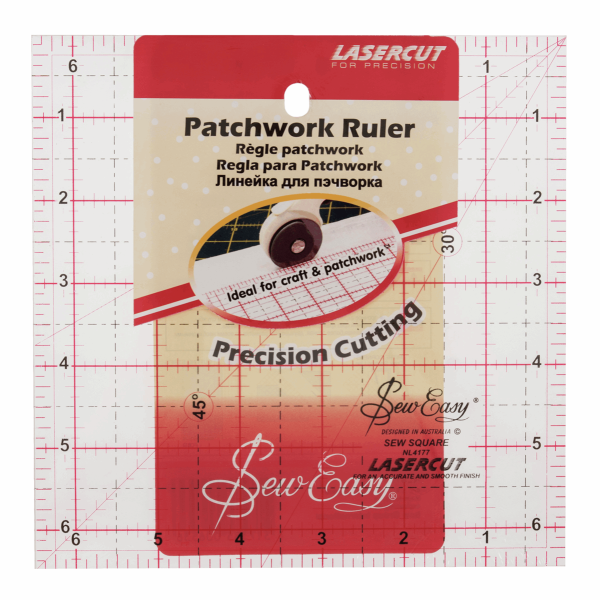 Ruler Patchwork Square 4.5 x 4.5in.