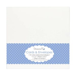 White Card & Envelopes 6"x6"