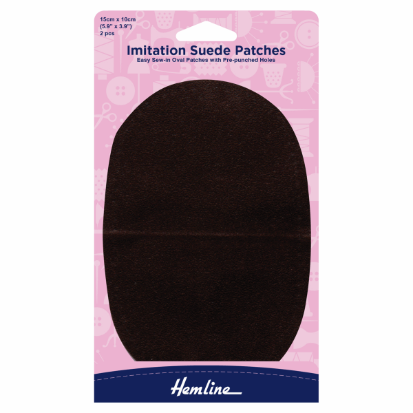 Sew-in Imitation Suede Patches