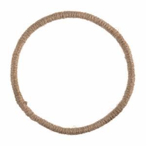 Jute-Wrapped Wire Wreath Base