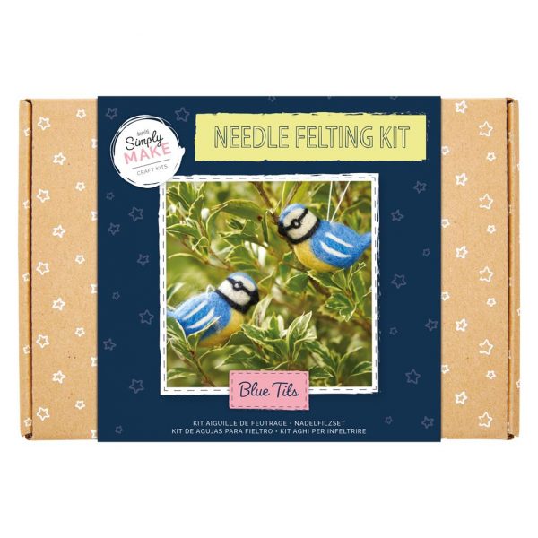 Needle Felting Kit : Blue Tit