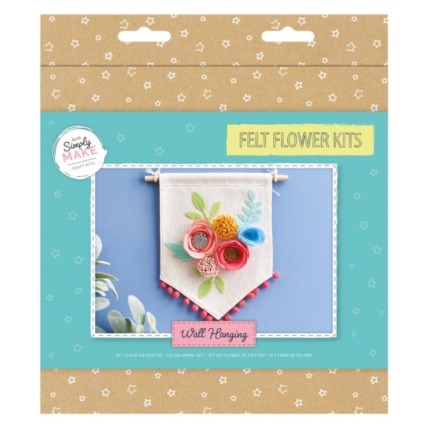 Felt Flower Kit: Wall Hanging
