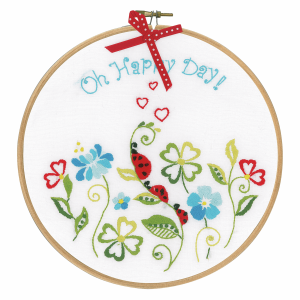 Oh Happy Day Embroidery Kit