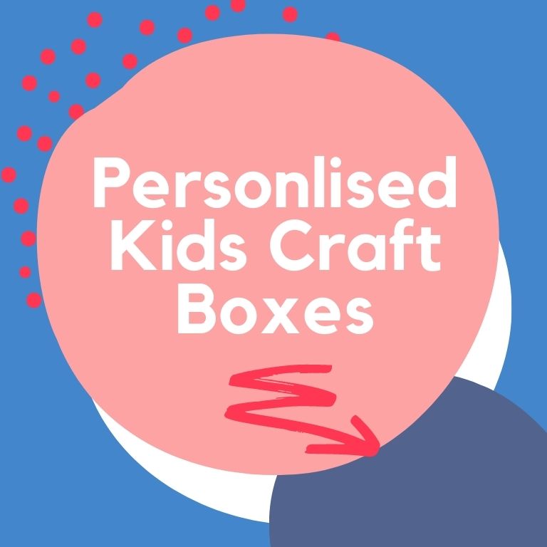 PERSONALISED KIDS CRAFT BOXPERSONALISED KIDS CRAFT BOX