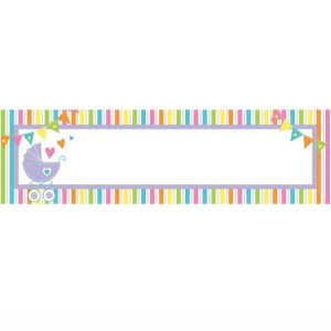 Baby Brights Customisable Giant Banner