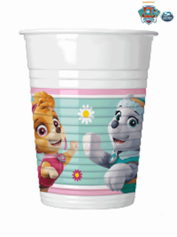 Paw Patrol Pink Plastic Party Cups