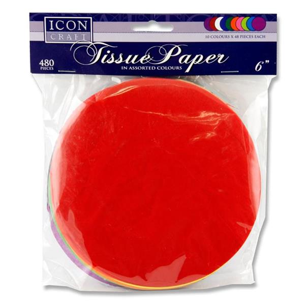 Tissue Paper - 6" Circles