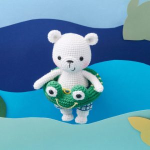 Happy Polar Bear Crochet Kit