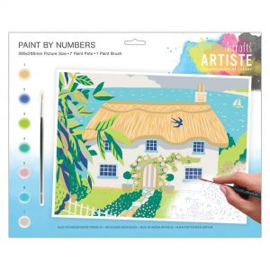Large Paint By Numbers - Country Cottage