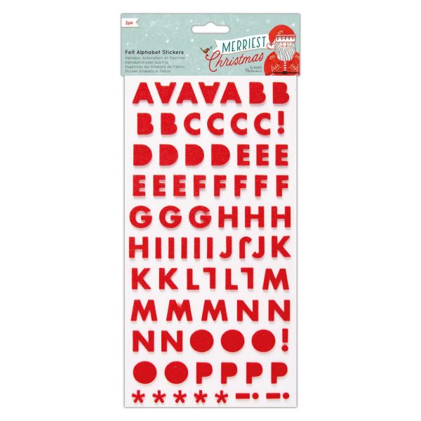 Felt Alphabet Stickers