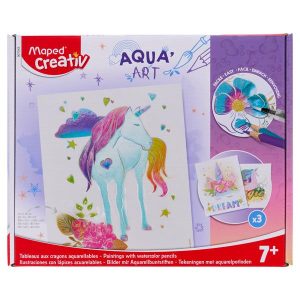 Watercolour Aqua Art - Unicorns