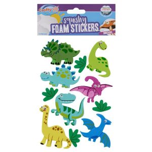 Squishy Foam Stickers Dinosaurs