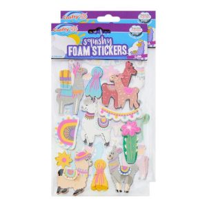 Squishy Foam Stickers Llama
