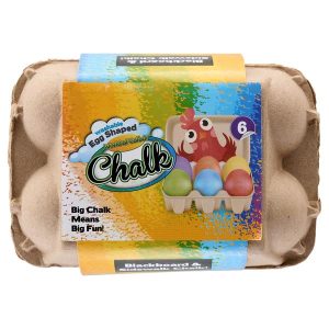 6 Egg Shaped Chalk