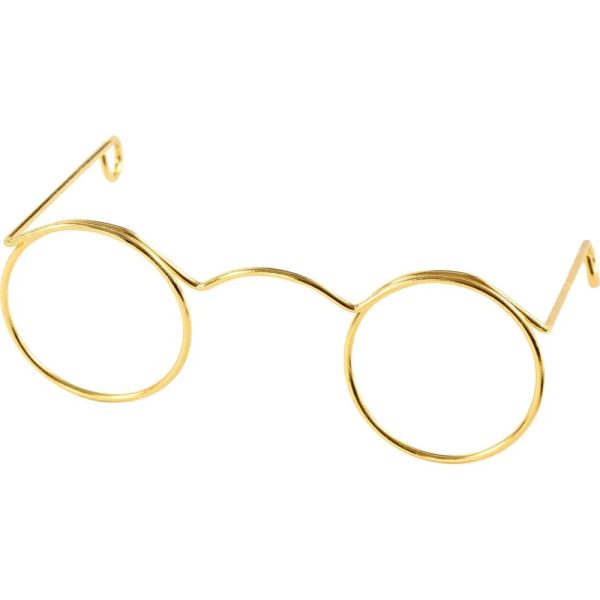 Novelty Glasses W: 60 mm Gold
