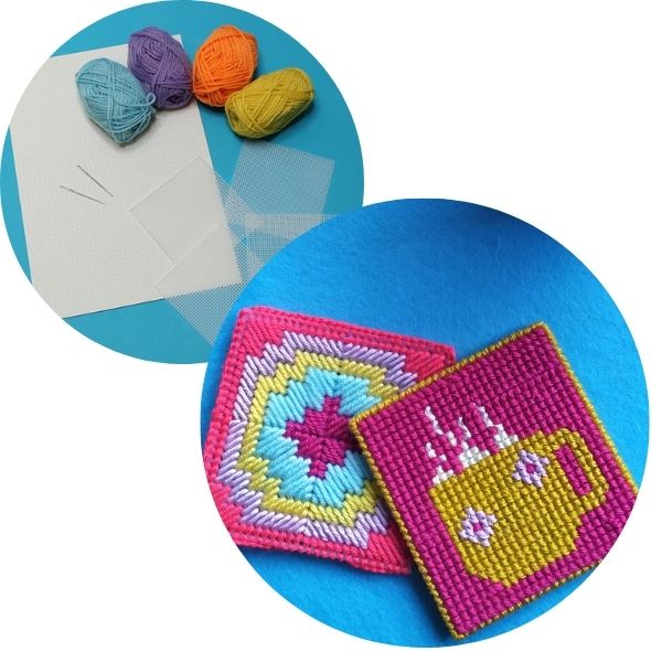 Cross Stitch Coasters