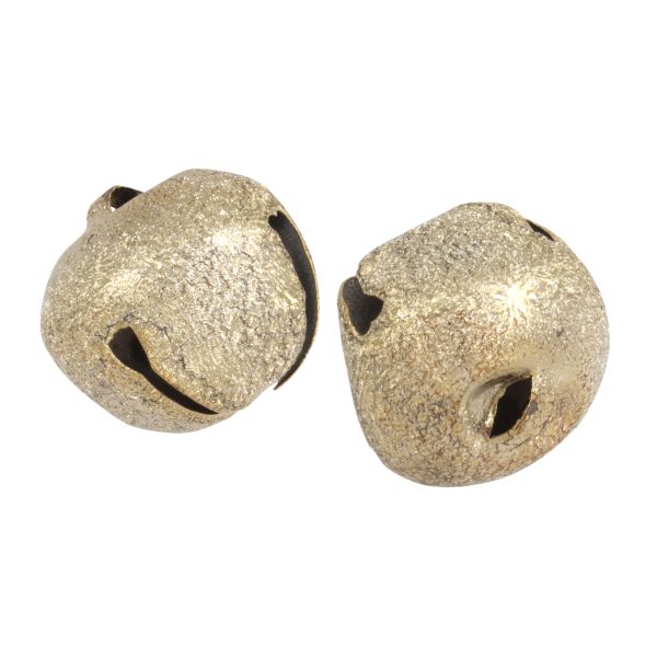 Jingle Bells Frosted Gold 2pk