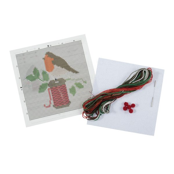 Counted Cross Stitch Kit: Robin