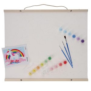 Unicorn Paint By Numbers Art Scroll