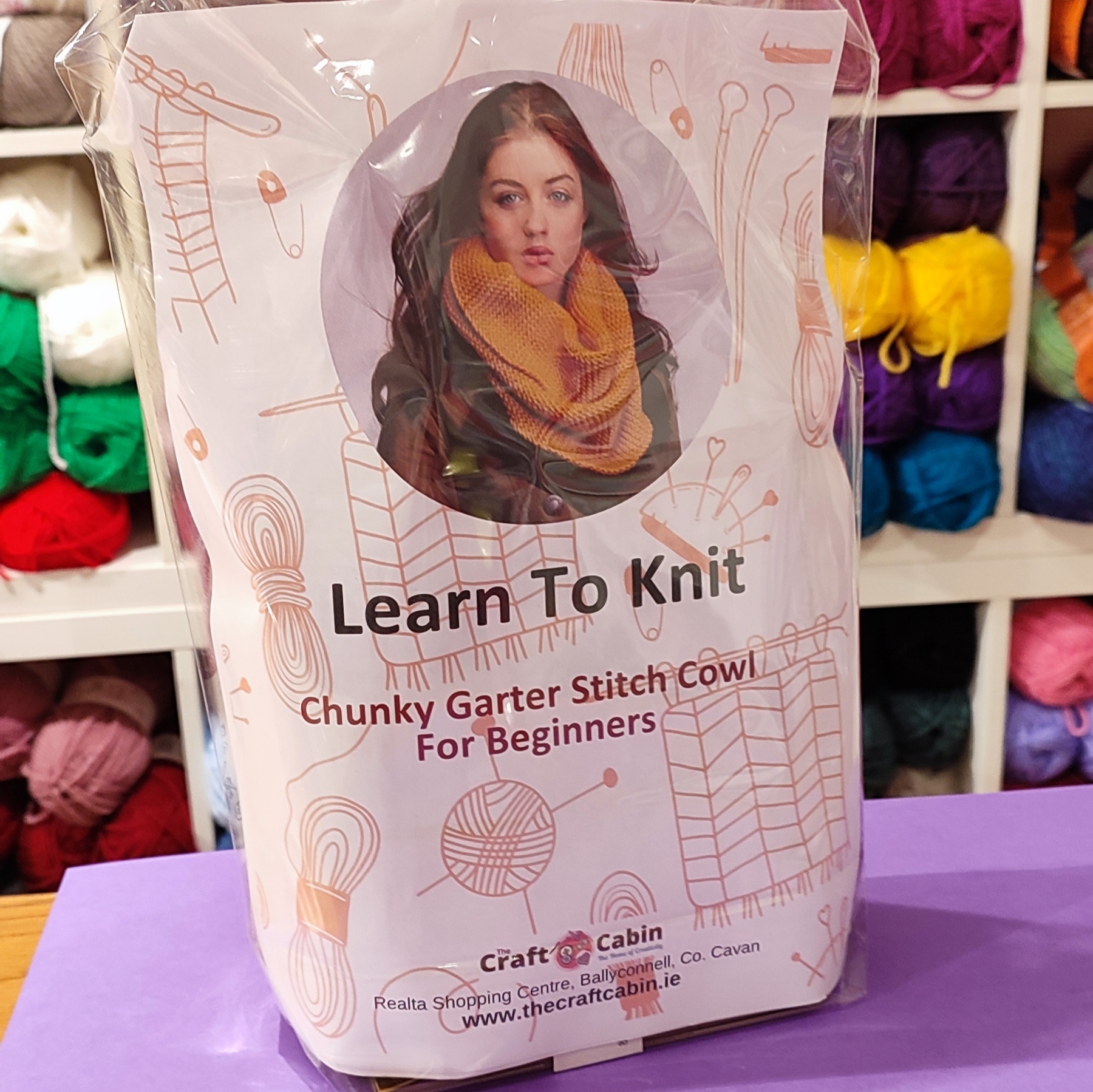 Learn To Knit Kit For Adults - The Craft Cabin