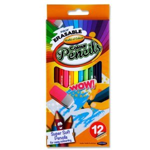 World of Colour Fully Erasable Colour Pencils