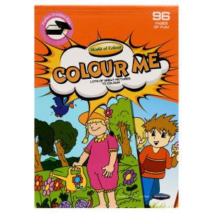 World of Colour 96 pg Colour Me Book