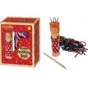 Playwrite Wooden Knitting Doll