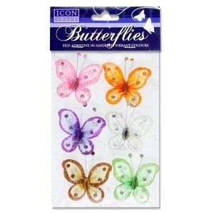 Icon Self Adhesive Butterflies