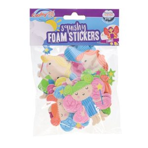 Crafty bitz Squishy Foam Stickers Fairies
