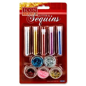 Icon Glitter and Sequins 10 pce Set