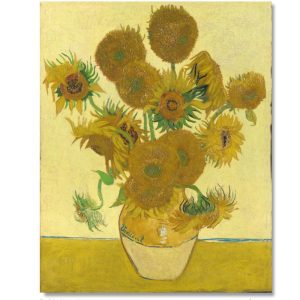 Vincent Van Gogh Sunflowers Fabric Panel