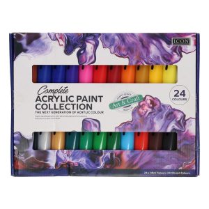 Complete Acrylic Paint Collection 24pk