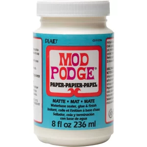 Plaid Mod Podge Paper 8fl oz/ 236ml