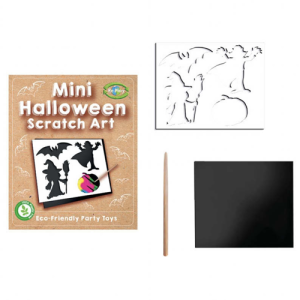 Eco Halloween Mini Scratch Art