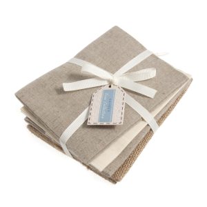 Fat Quarter Pack: Natural: 4 Pieces