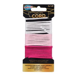 Crafty Bitz Satin Cord Assorted Colours