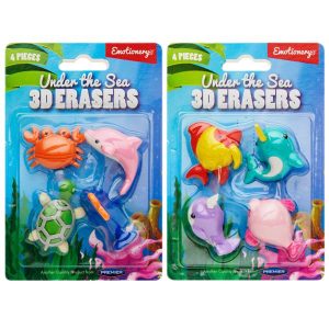 Emotionery 4 Under The Sea Novelty Erasers