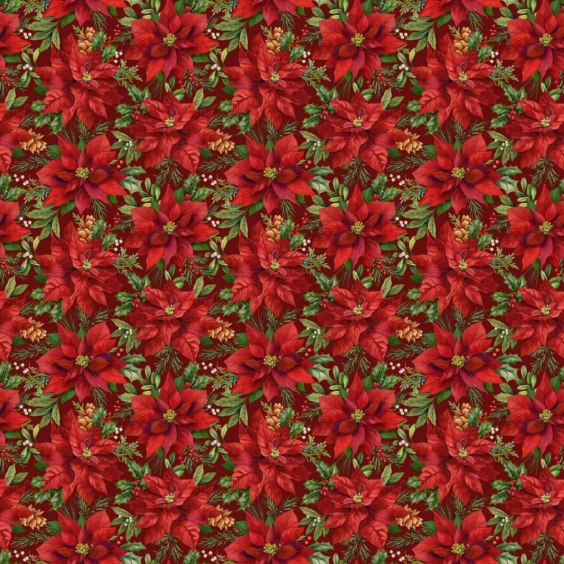Old Time Christmas Red Multi