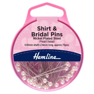 Hemline Shirt/Bridal Pins 75 pieces