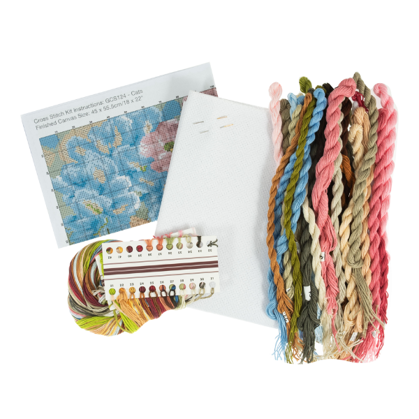 Counted Cross Stitch Extra Large Cats