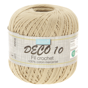 Merchandised Cotton Deco 10 Crochet Yarn