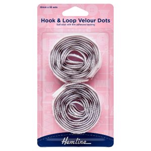Hook and Loop Velour Dots
