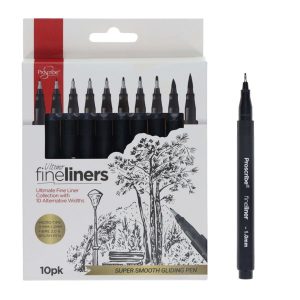 Proscribe Ultimo Fineliner Pens 10pk